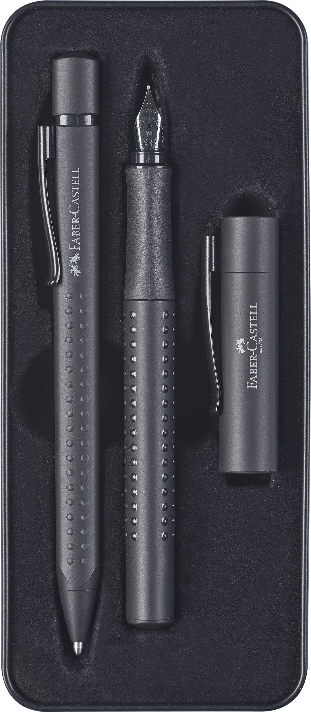 SET CADOU STILOU + PIX GRIP 2011 ALL BLACK FABER-CASTELL SET CADOU STILOU + PIX GRIP 2011 ALL BLACK FABER-CASTELL